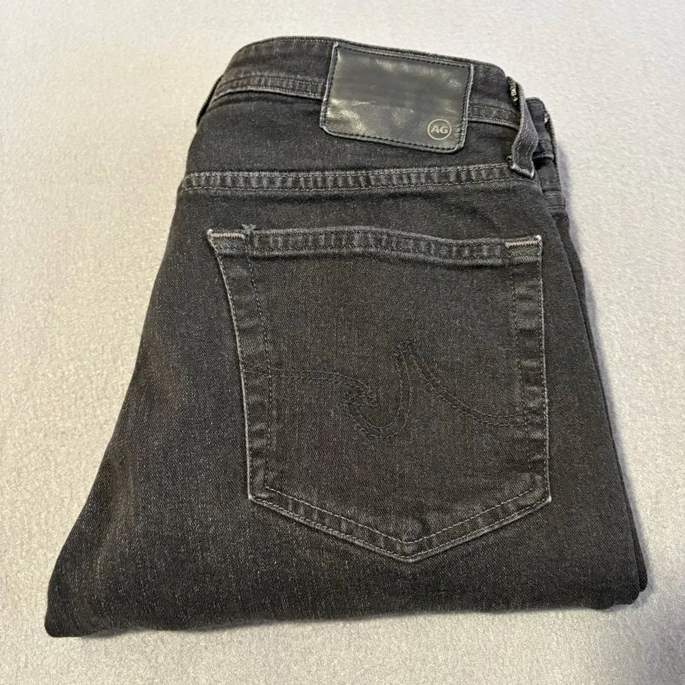 AG Adriano Goldschmied Jeans Mens Fits 30x34 Black Tellis Modern Slim Stretch
